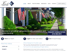 Tablet Screenshot of letschlawfirm.com